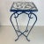 1980s Vintage Outdoor Garden Mosaic Tile Drinks Table, Newly Painted For Sale - Image 4 of 9