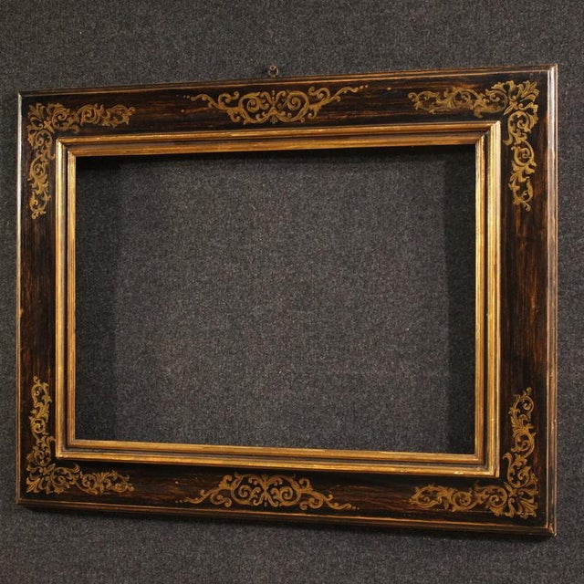 Wood Vintage Tuscan Frame in Wood, 1970 For Sale - Image 7 of 14
