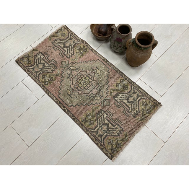 Turkish Oushak Kurdish Wool Carpet For Sale - Image 3 of 6