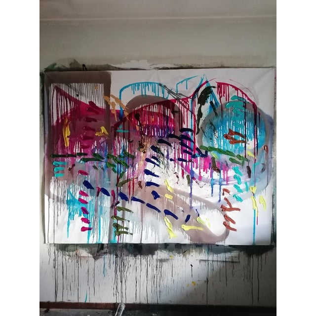 Stefano Mazzolini, Odessa, 2023, Acrylic & Oil on Canvas For Sale - Image 13 of 16