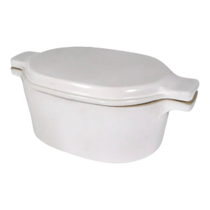 Vintage Bennington Potters Oval Lidded Casserole Baker by Davud Gil 1856