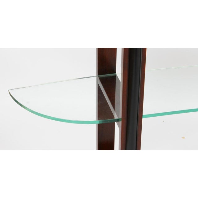 Vintage Versace Ormolu Mounted Curved Glass Display Unit 20th Century For Sale - Image 10 of 16