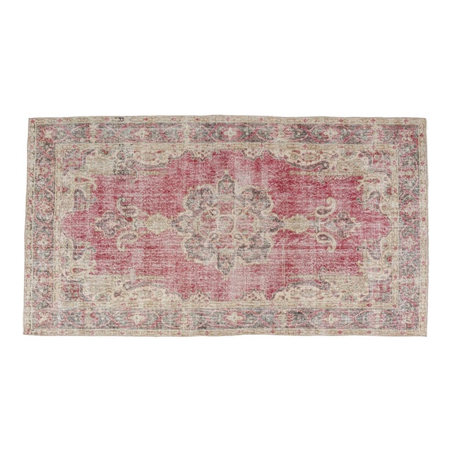 Mid 20th Century Turkish Handknotted Wool Area Rug For Sale