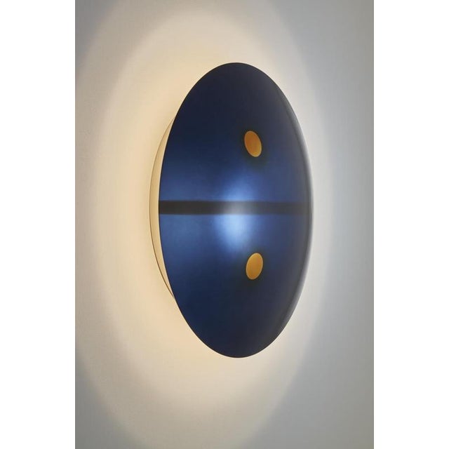 Contemporary Round Crépuscule 03 Wall Lamp by Jennifer Midoz For Sale - Image 3 of 4