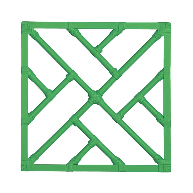 Bright Green Chippendale Writing Desk - Bright Green For Sale - Image 8 of 9