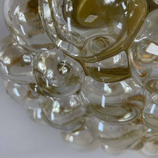 Mid-Century Modern Tinted Bubble Glass Flush Mount from Limburg, 1960s For Sale - Image 9 of 16