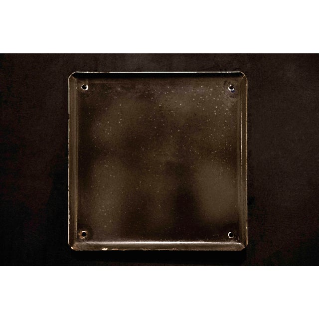 Vintage enamel sign produced in France in the mid-20th century for the Bouillon Kub brand. This square sign, with its...