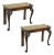 English/Irish Mahogany Consoles With Cabriole Legs - A Pair For Sale
