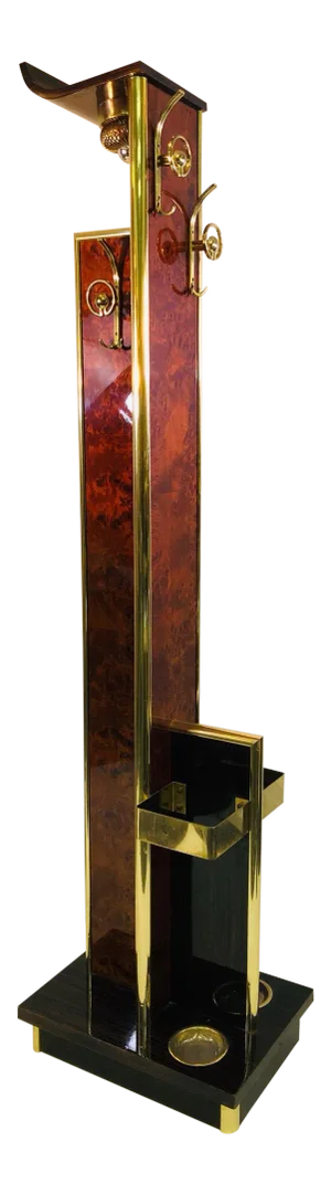 1970s Italian High Style Hall Stand
