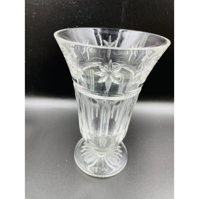 Transparent 1980s Waterford Crystal Starburst Small Vase For Sale - Image 8 of 12