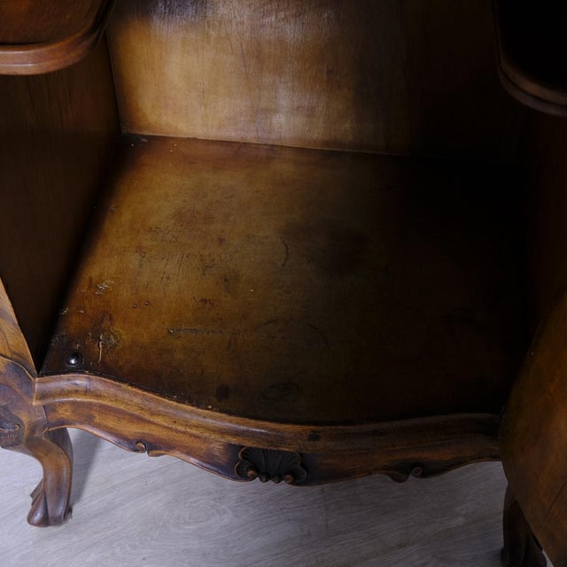 Small Mid-Century Baroque Style Bar Cabinet or Bedside Table, 1950s For Sale - Image 15 of 18