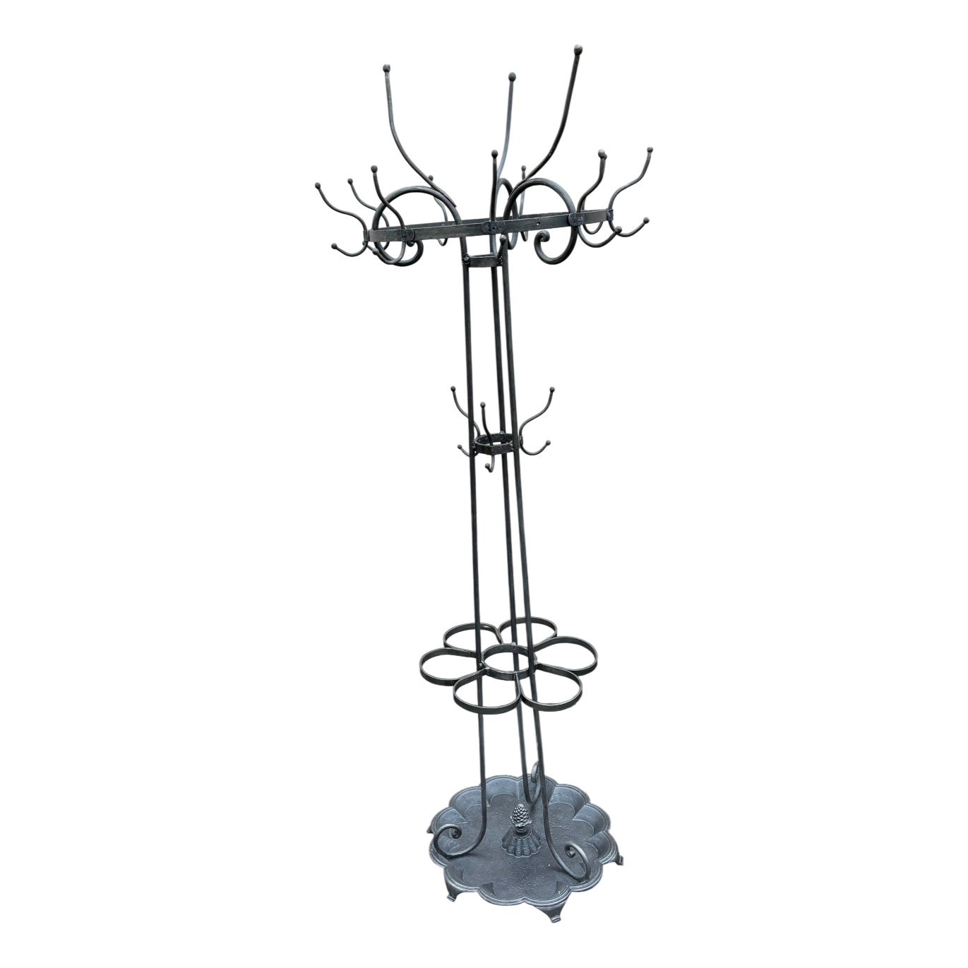 Bistro Standing Coat Rack, 1900s | Chairish