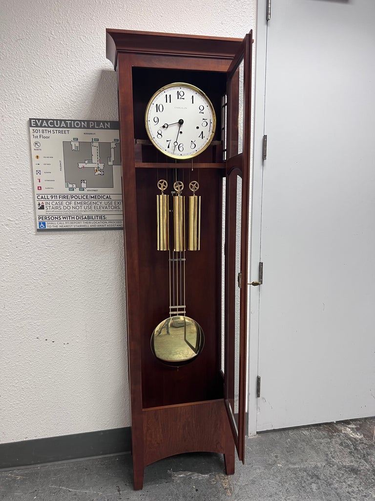 ETHAN ALLEN イーセンアーレン 大時計 幅63.5cm ヴィンテージ ethan-allen-arts-and-crafts-