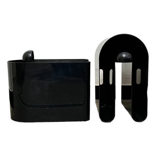 Magazine Racks by Rodolfo Bonetto for Bilumen, 1968, Set of 2 For Sale