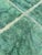 Large Mint Green Moroccan Mrirt Wool Rug For Sale - Image 6 of 9