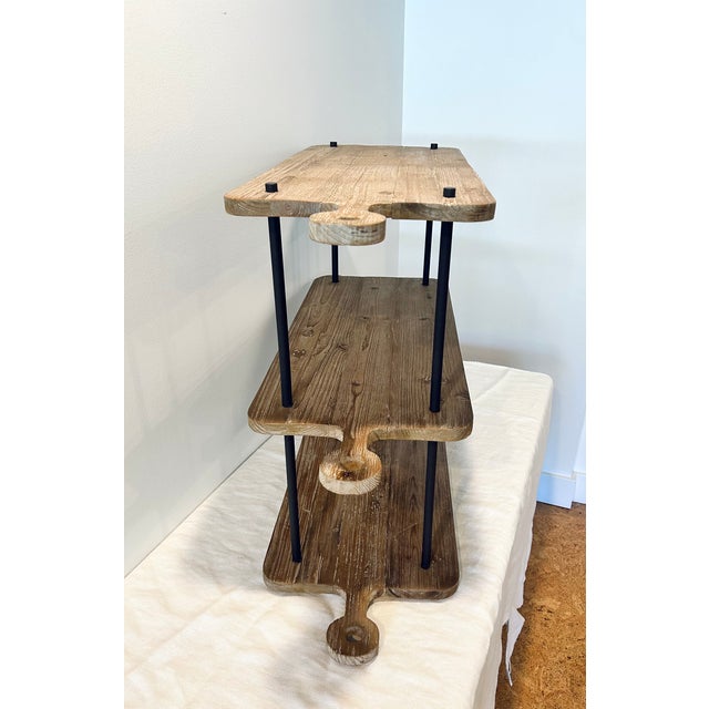 1990s Three Tier Kitchen Shelf For Sale - Image 9 of 11