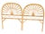 Vintage Italian Rattan Headboards, 1960s, Set of 2 For Sale - Image 9 of 9