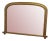 Louis Philippe Gold Over-Mantle Mirror For Sale