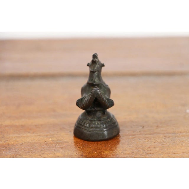 19th Century Antique Burmese Bronze Opium Weight For Sale - Image 4 of 13