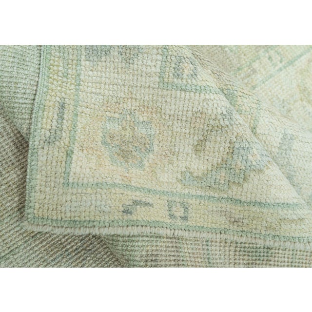 Textile Turkish Oushak Rug 2'5" x 8'7" #19269 For Sale - Image 7 of 8