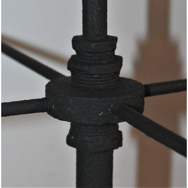 Rooster Weathervane in Tin and Iron on Mount For Sale - Image 9 of 12