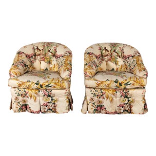 Vintage Club Chairs- a Pair For Sale