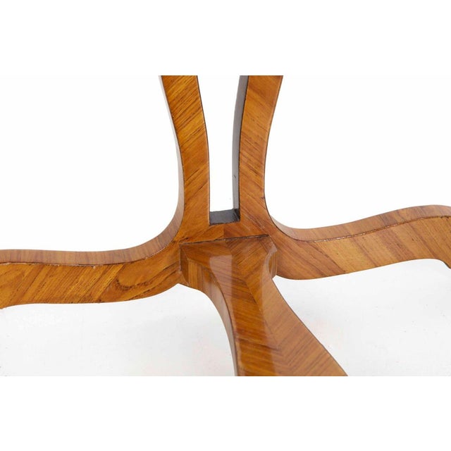 French Marquetry Inlaid 19th Century Writing Table Desk For Sale - Image 16 of 18