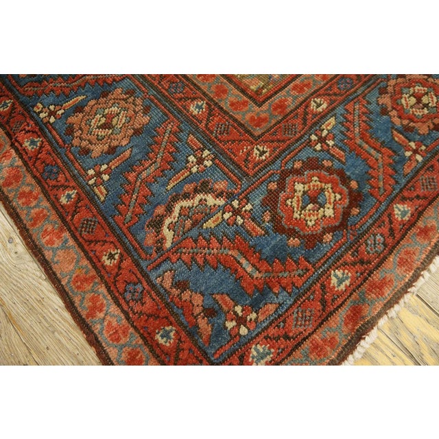 Brown 1890s Brown Floral Antique n.w. Persian Rug 5' X 10'7" Handwoven Wool Carpet For Sale - Image 8 of 8