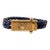 Sword Limited Blue Carpe Diem 18k Yellow Gold Titanium Heart Diamond Bracelet For Sale