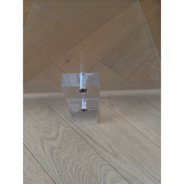 2000 - 2009 Jason R. Thomas Lucite “Z-Form” Chair — Signed For Sale - Image 5 of 5