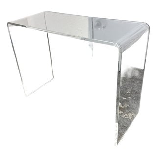 Cb2 Peekaboo Acrylic Console Table For Sale