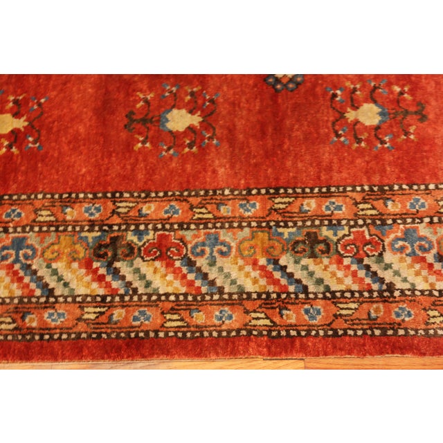 Nazmiyal Collection Vintage Silk Khotan Rug For Sale - Image 4 of 6