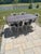 1940s Salterini Patio Set With Table, 2 Arm Chairs and 4 Side Chairs For Sale In Philadelphia - Image 6 of 12