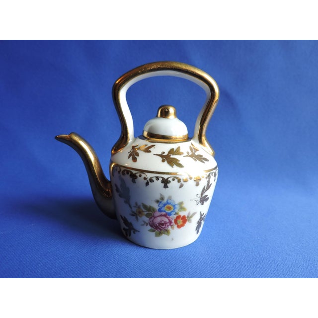 Circa 1950's Limoges Miniature Tea Set 7 Pieces, Made in France Chairish