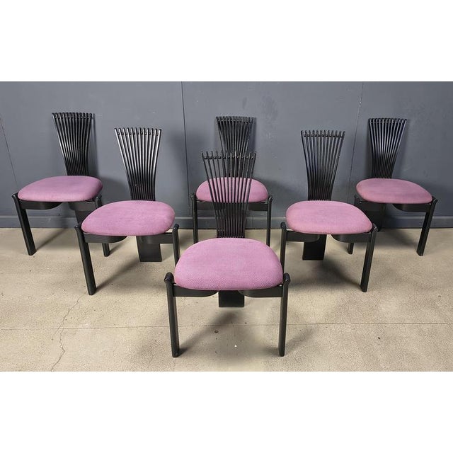 Totem Chairs by Torstein Nilsen for Westnofa, 1980s, Set of 6 For Sale - Image 12 of 13