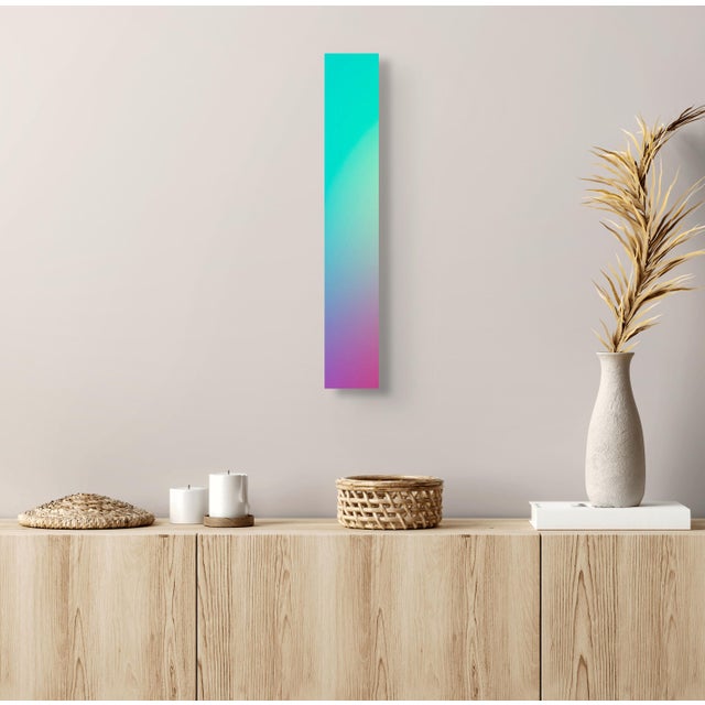 Abstract Contemporary Abstract Chromogenic Print Face-Mounted 3mm Matte Plexiglas "Strata # 202532" by Paul Snell For Sale - Image 3 of 8