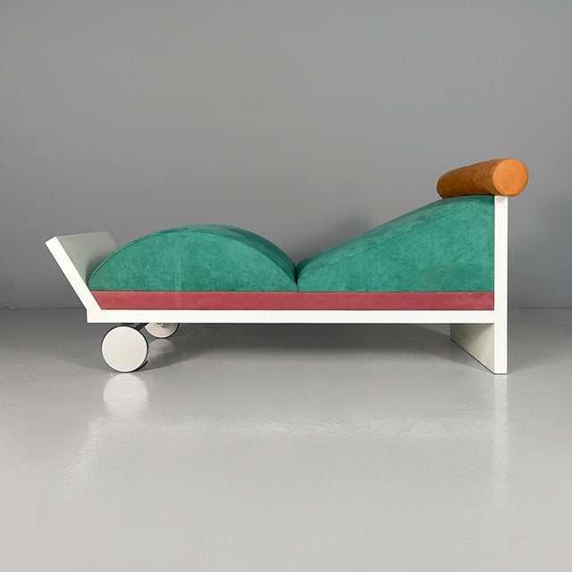 Italian Chaise Longue Juan by Marco Panini for Memphis, 1987 For Sale - Image 6 of 13