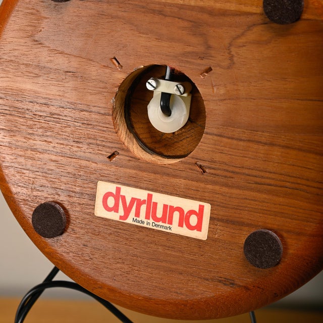 Large Scandinavian Modern Floor Lamp in Teak from Dyrlund, 1970s For Sale - Image 10 of 11