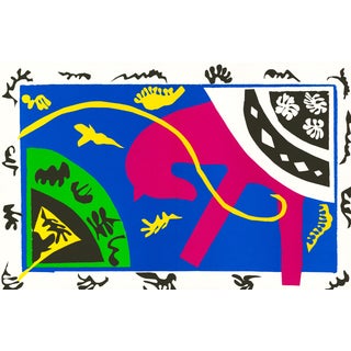 1983 MoMA Edition Matisse Jazz Lithograph Le Cheval, l'Écuyère Et Le Clown (The Horse, the Rider and the Clown) For Sale