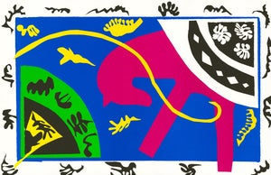 1983 MoMA Edition Matisse Jazz Lithograph Le Cheval, l'Écuyère Et Le Clown (The Horse, the Rider and the Clown)