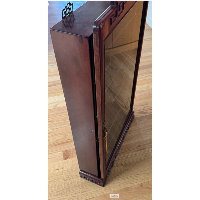 Mid 20th Century Chinese Rosewood Curio Display Cabinet For Sale - Image 10 of 16