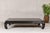 Teak Wood Chow Legs Coffee Table with Custom Black Lacquer Finish For Sale - Image 4 of 12