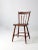 Brown Antique Wooden Accent Chair For Sale - Image 8 of 12