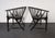 Pair of Swedish Modern Ebonized Beechwood Sunfeather Arm Chairs by Sonna Rosen For Sale - Image 4 of 18