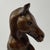 Brown Vintage Grand Wood Mahogany 4.5" Carved Arabian Horse Colt Filly Foal 3d Equine Art For Sale - Image 8 of 11