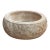 Lithic Art, Carved Stone Round Basin For Sale