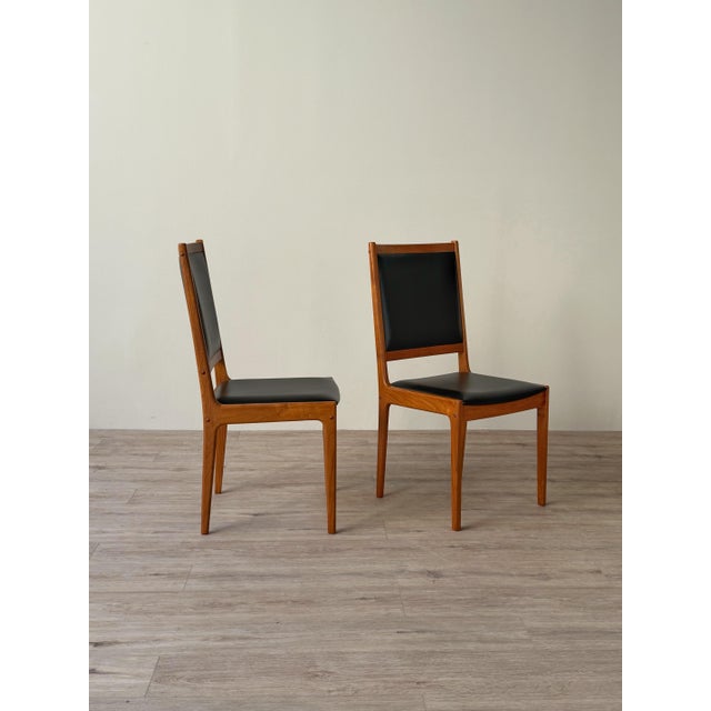 Mid-Century Danish Modern Teak High-Back Dining Chairs, a Set of 6 For Sale - Image 11 of 12