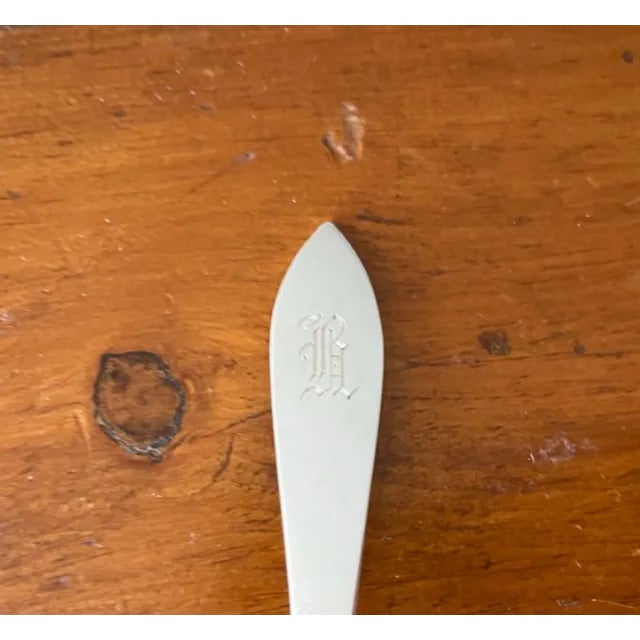 The Stieff Co. Vintage Sterling Silver Stieff Berry/Fruit Serving Spoon For Sale - Image 4 of 5