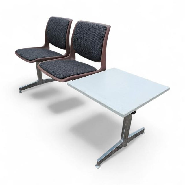 Waiting Room Bench by Bengd Winge, Oslo, Norway, 1970s For Sale - Image 3 of 15