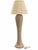 1980s Postmodern Textured Spiral Column Floor Lamp With Cream Pleated Shade For Sale - Image 10 of 10